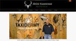Desktop Screenshot of ortaxidermy.com